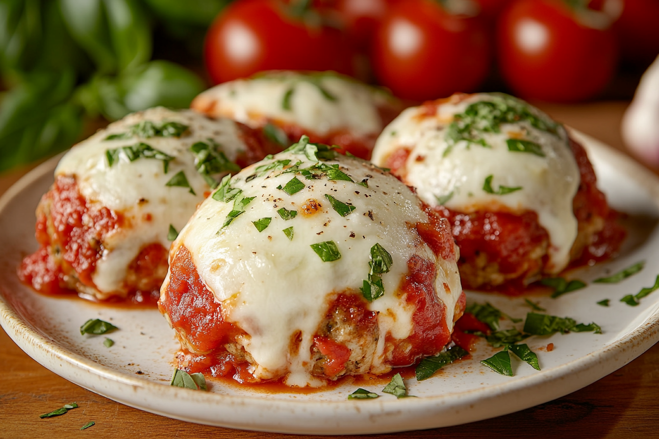 Chicken Parm Meatballs