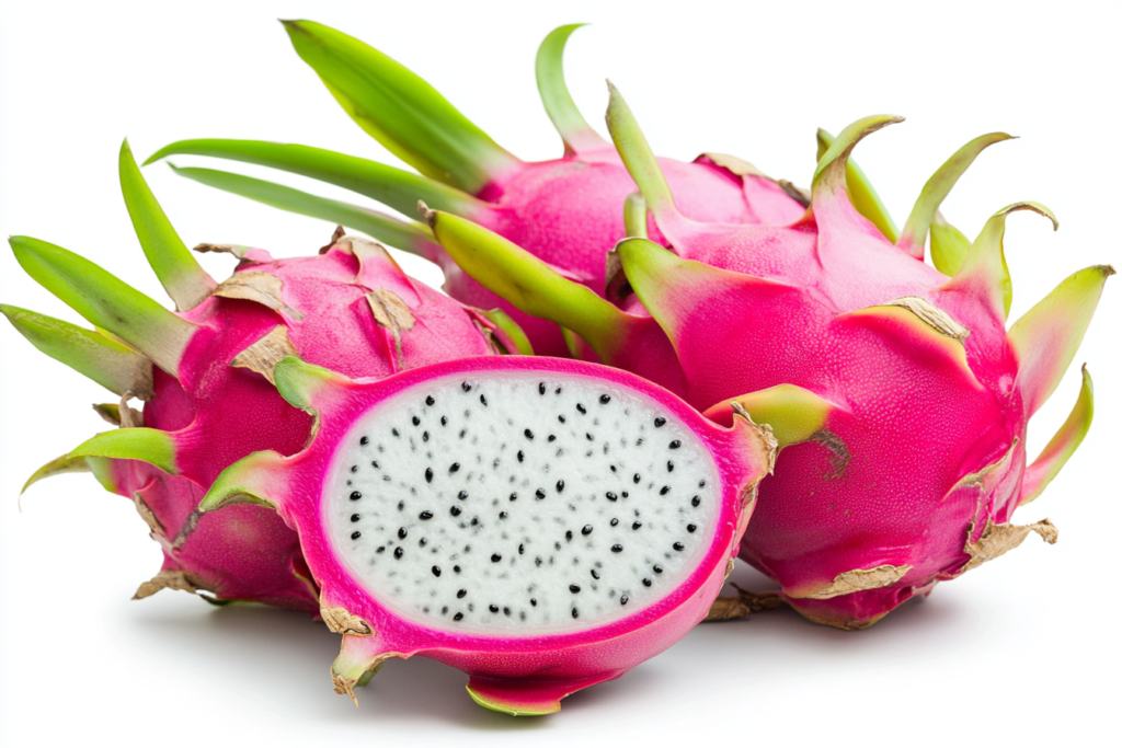 Which fruit goes well with dragon fruit?