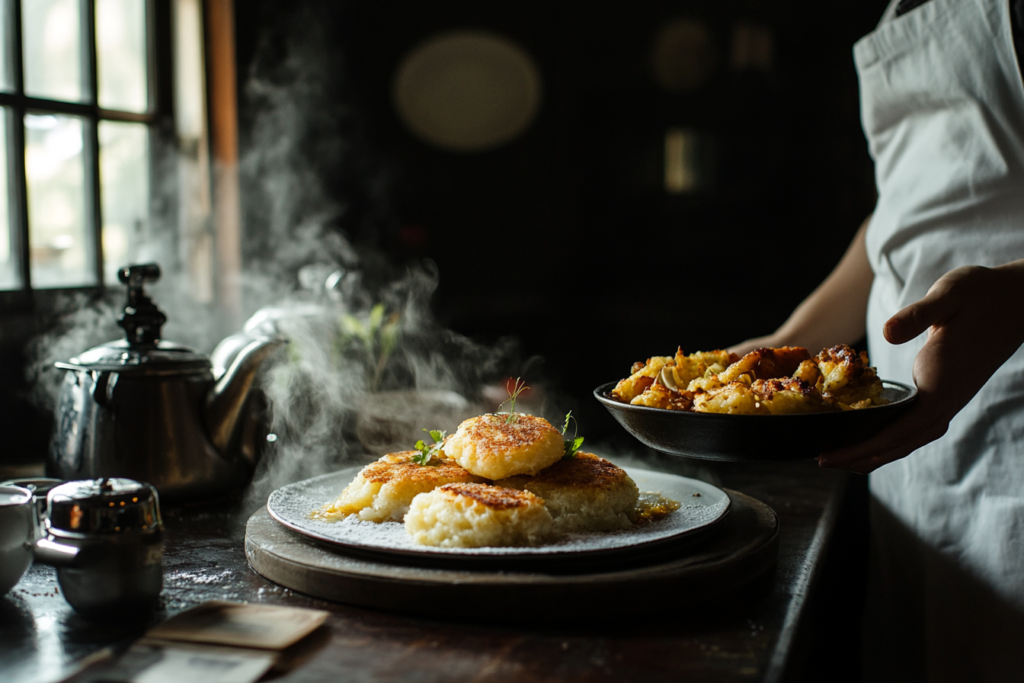 What is the difference between fritters and latkes?