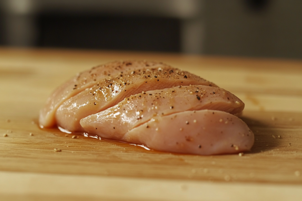 What is the secret to moist chicken breast