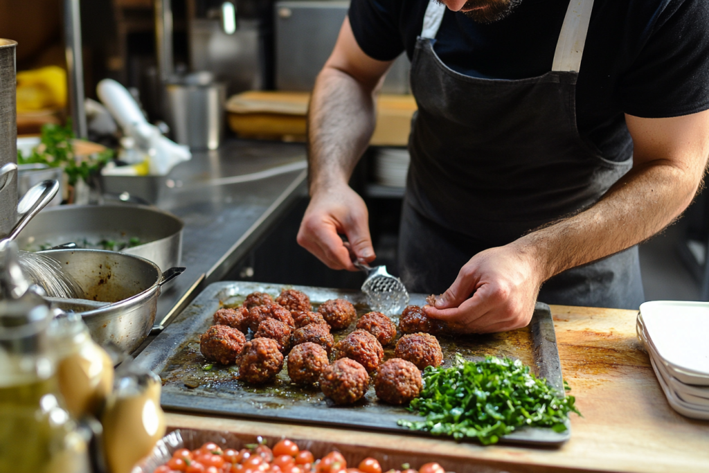 What not to do when making meatballs