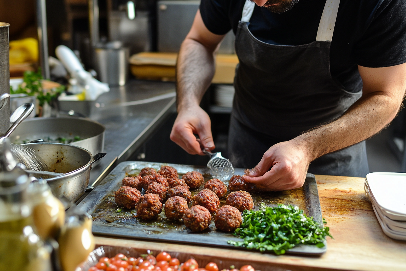 What not to do when making meatballs