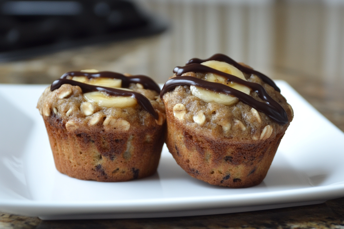 oatmeal banana muffins