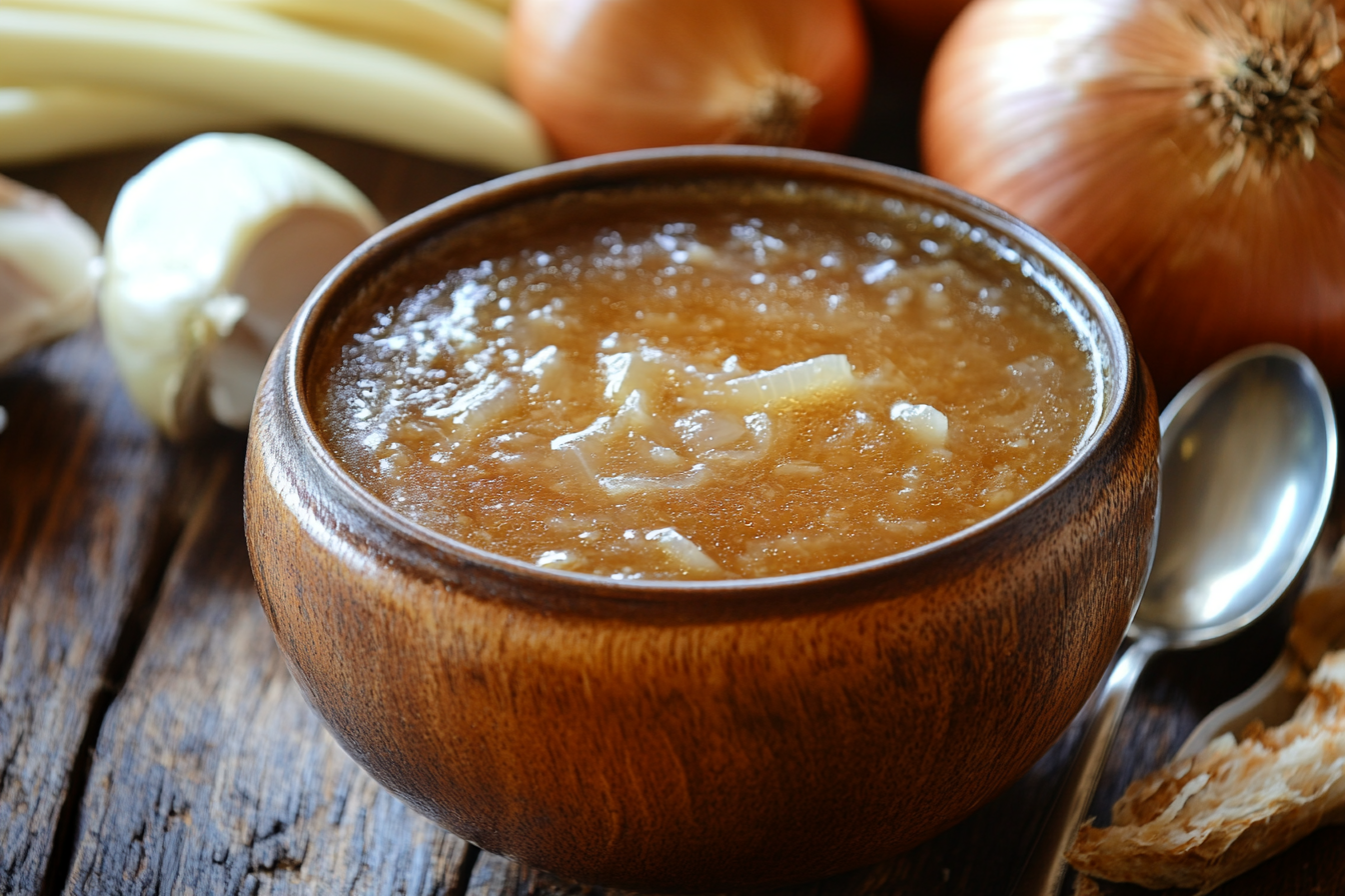 How many calories are in a French onion soup from Costco