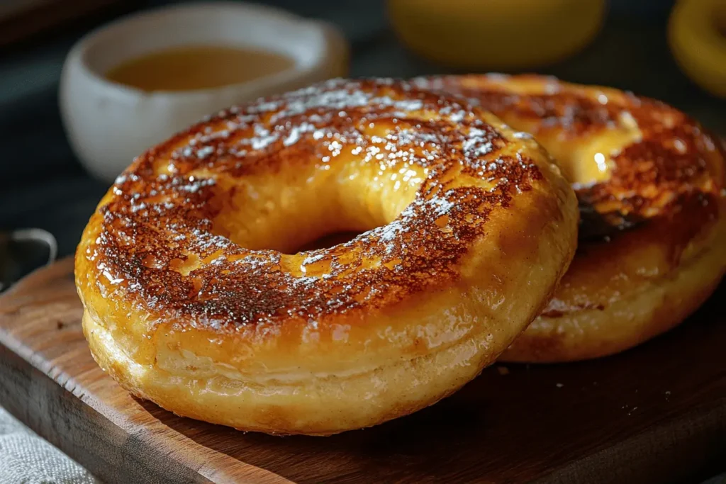 What does a French toast bagel taste like?