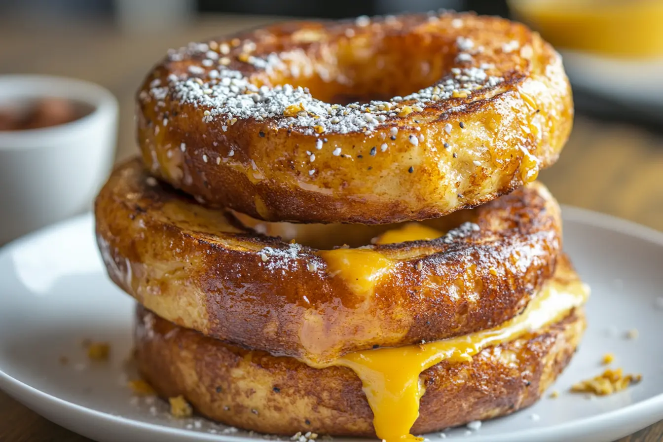 What to eat on a French toast bagel