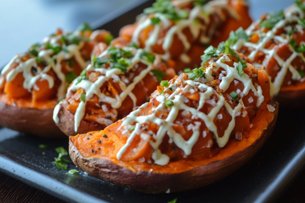 Twice Baked Sweet Potatoes